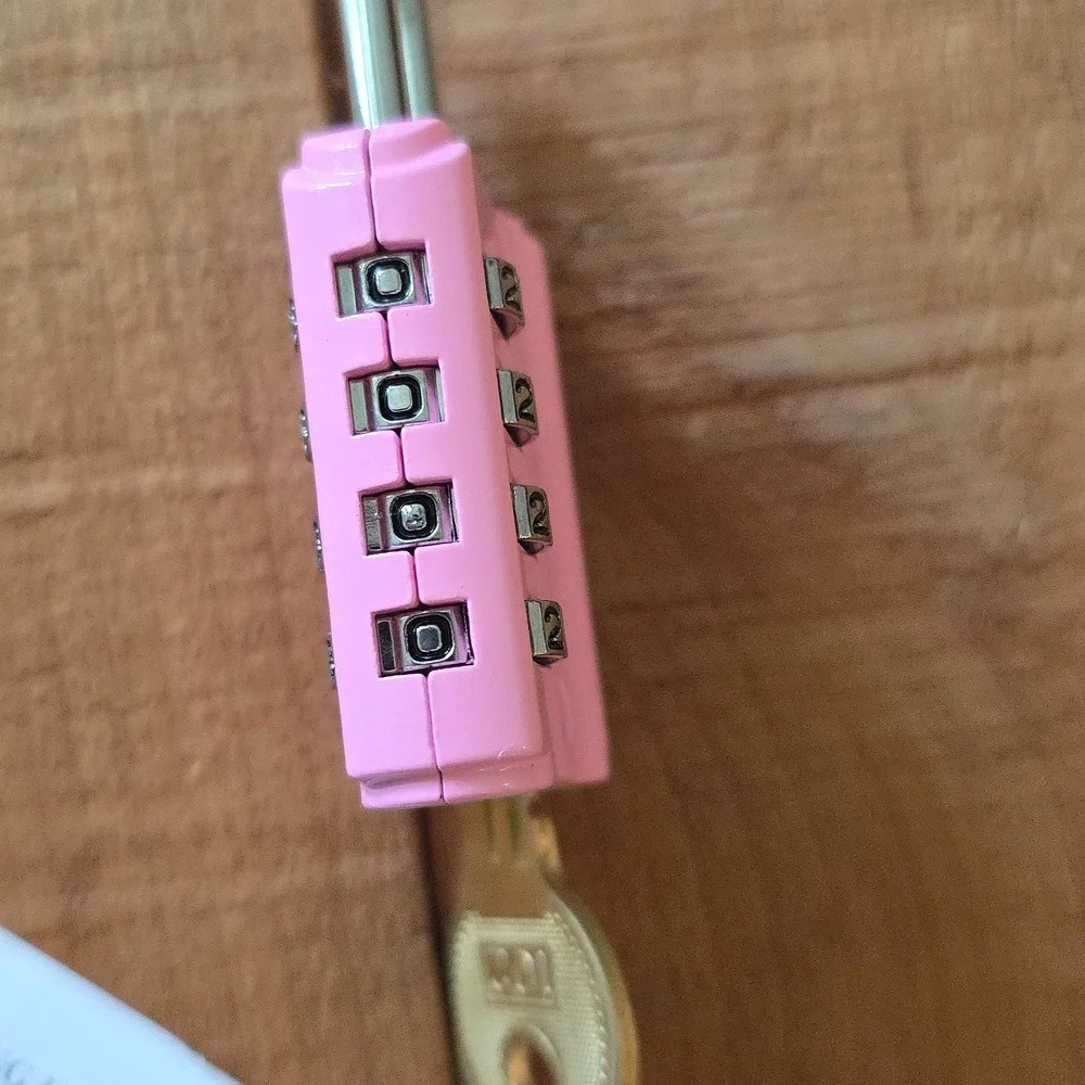 Pink Combination Lock - Picture 3 of 5